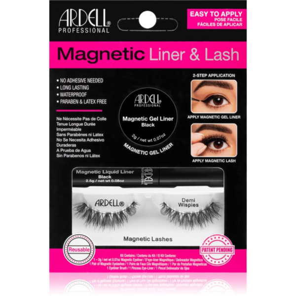 Ardell Magnetic Liner & Lash mágneses műszempilla a szempillákra típus Demi Wispies