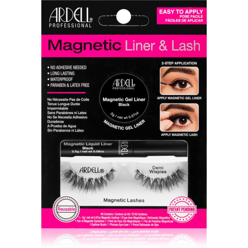 Ardell Magnetic Liner & Lash mágneses műszempilla a szempillákra típus Demi Wispies
