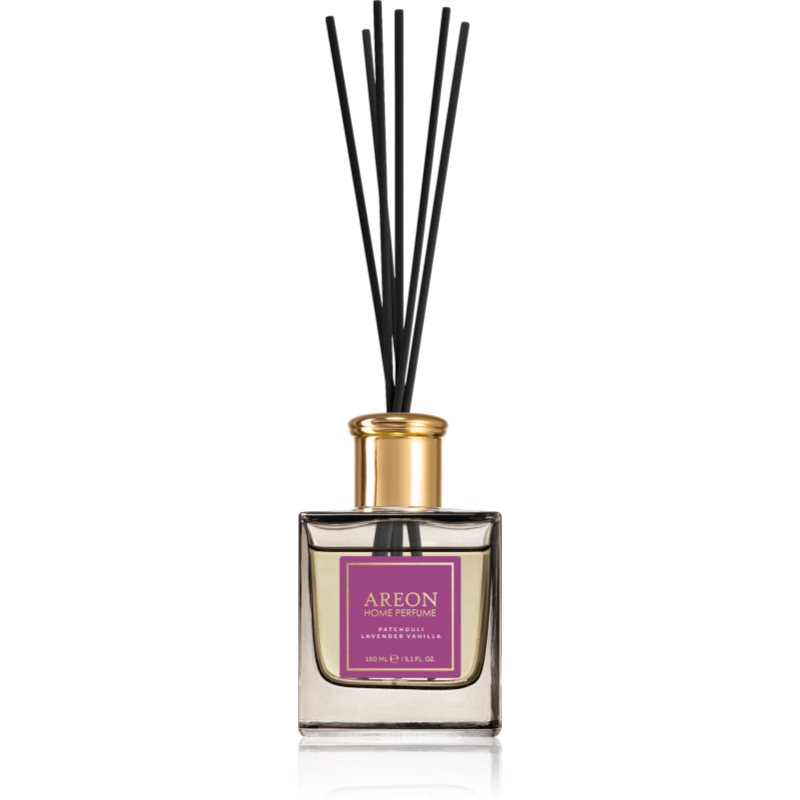 Areon Home Black Patchouli Lavender Vanilla Aroma diffúzor töltettel 150 ml-Ár