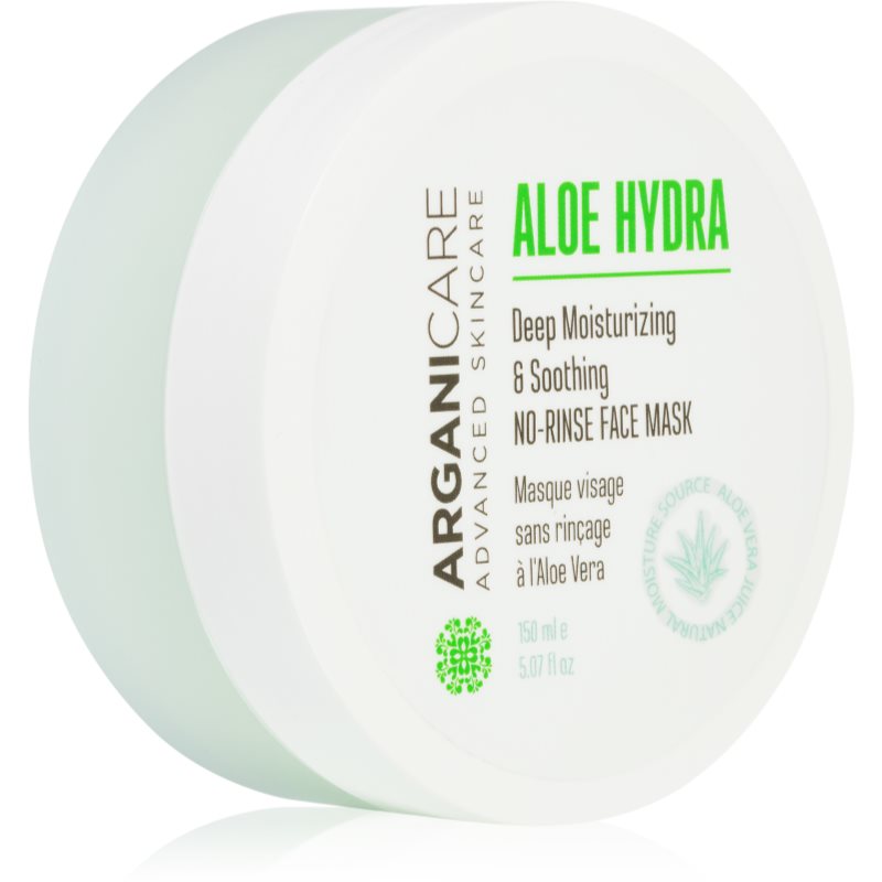 Arganicare Aloe Hydra No-Rinse Face Mask mélyhidratáló maszk nyugtató hatással 150 ml-Ár