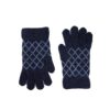 Art Of Polo Woman's Gloves Rk22242 Navy Blue