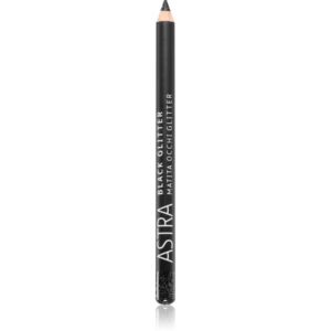 Astra Make-up Black Glitter csillogó szemhéjtus ceruzában árnyalat Deep Black 1