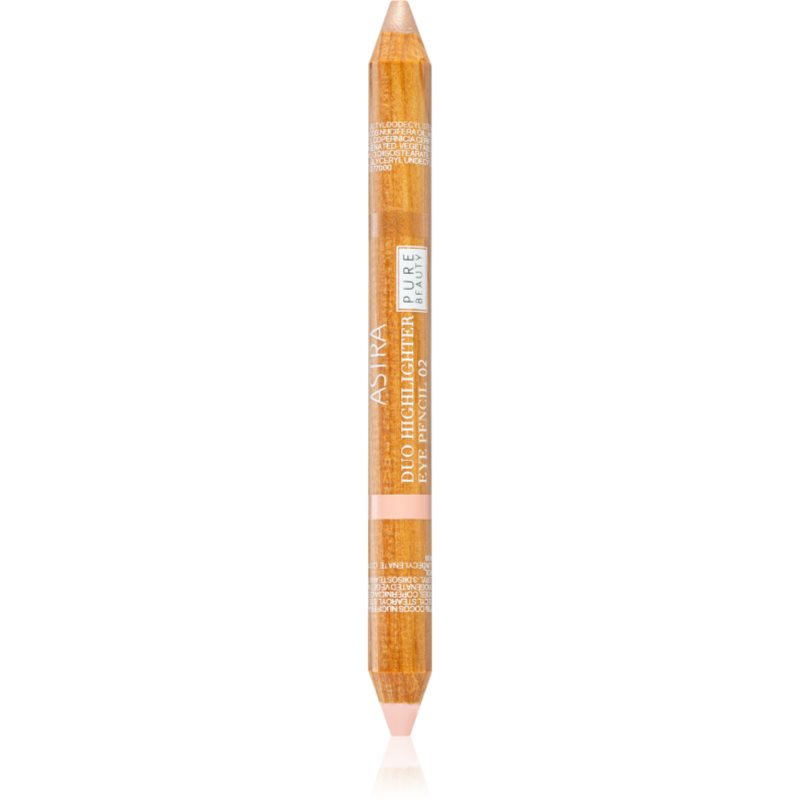 Astra Make-up Pure Beauty Duo Highlighter világosító ceruza szemöldök alá árnyalat Peach Crumble 4