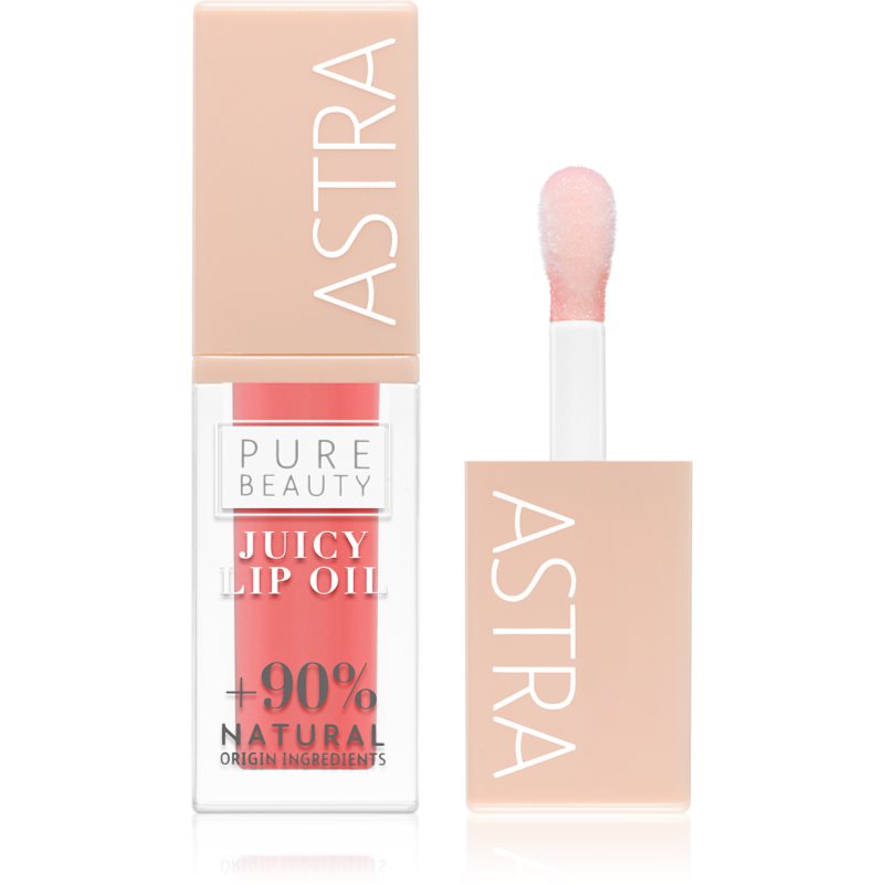 Astra Make-up Pure Beauty Juicy Lip Oil tápláló ajakfény árnyalat 01 Peach 5 ml-Ár