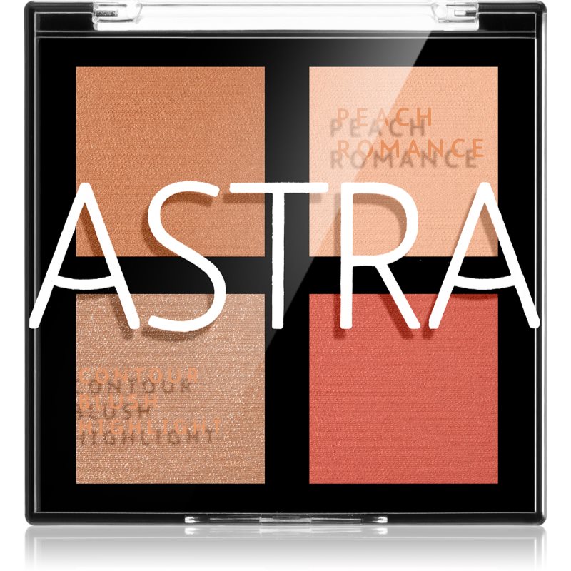 Astra Make-up Romance Palette Púderes highlight és kontúr paletta az arcra árnyalat 01 Peach Romance 8 g-Ár