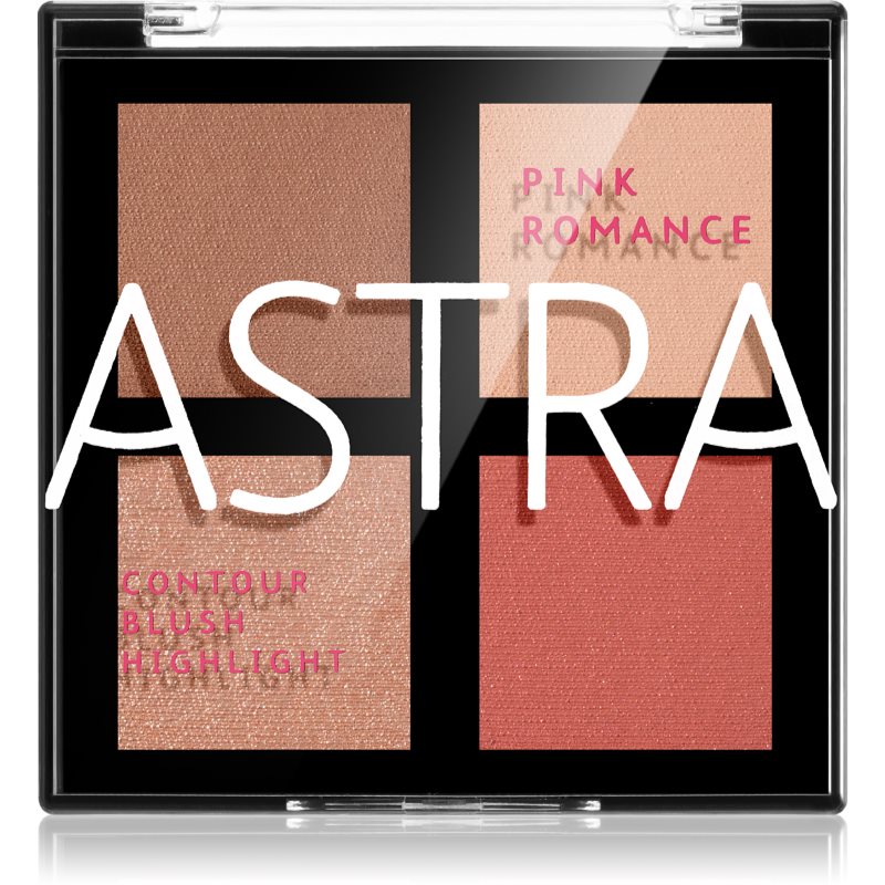 Astra Make-up Romance Palette Púderes highlight és kontúr paletta az arcra árnyalat 02 Pink Romance 8 g-Ár