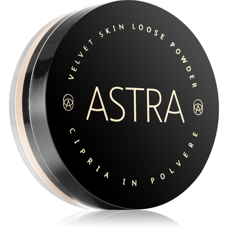 Astra Make-up Velvet Skin bőrvilágosító könnyed és természetes hatású púder árnyalat 02 Porcelain 11 g-Ár