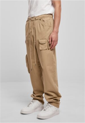 Asymmetrical union trousers beige