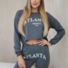 Atlanta graphite print set