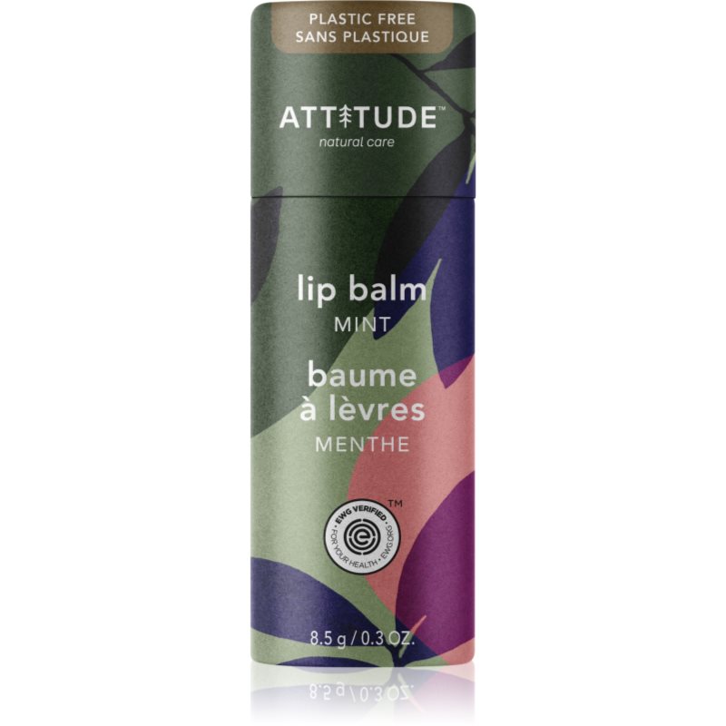 Attitude Leaves Bar Mint természetes balzsam az ajkakra 8