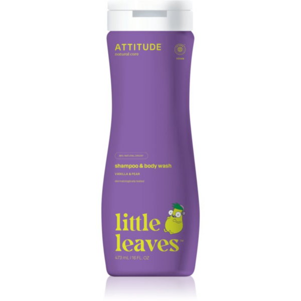 Attitude Little Leaves Vanilla & Pear gyermek tisztító gél és sampon 473 ml-Ár