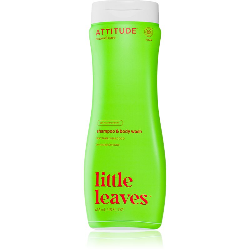 Attitude Little Leaves Watermelon & Coco gyermek tisztító gél és sampon 473 ml-Ár