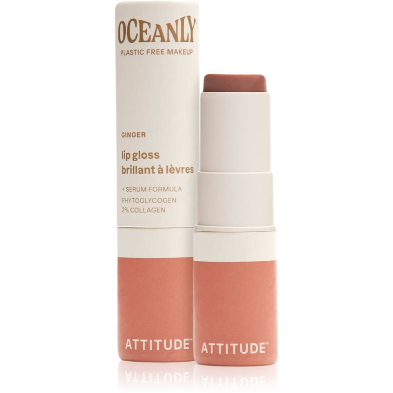 Attitude Oceanly Plastic Free Makeup ajakfény hidratáló hatással árnyalat Ginger 3.4 g-ár