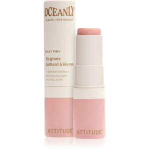 Attitude Oceanly Plastic Free Makeup ajakfény hidratáló hatással árnyalat Silky Pink 3.4 g-ár
