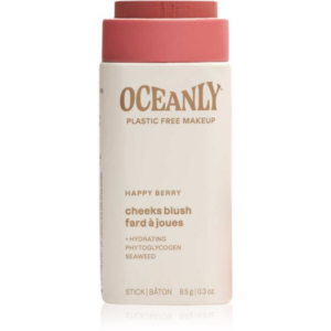 Attitude Oceanly Plastic Free Makeup krémes arcpirosító stift száraz és érzékeny bőrre árnyalat Happy Berry 8.5 g-ár