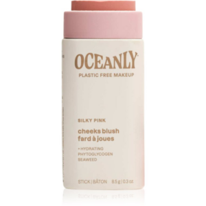 Attitude Oceanly Plastic Free Makeup krémes arcpirosító stift száraz és érzékeny bőrre árnyalat Silky Pink 8.5 g-ár