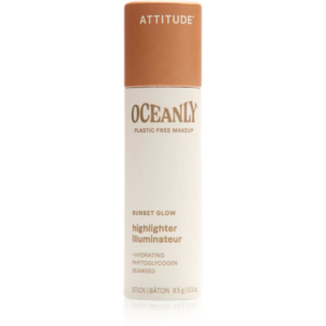Attitude Oceanly Plastic Free Makeup krémes highlighter stift árnyalat Sunset Glow 8.5 g-ár