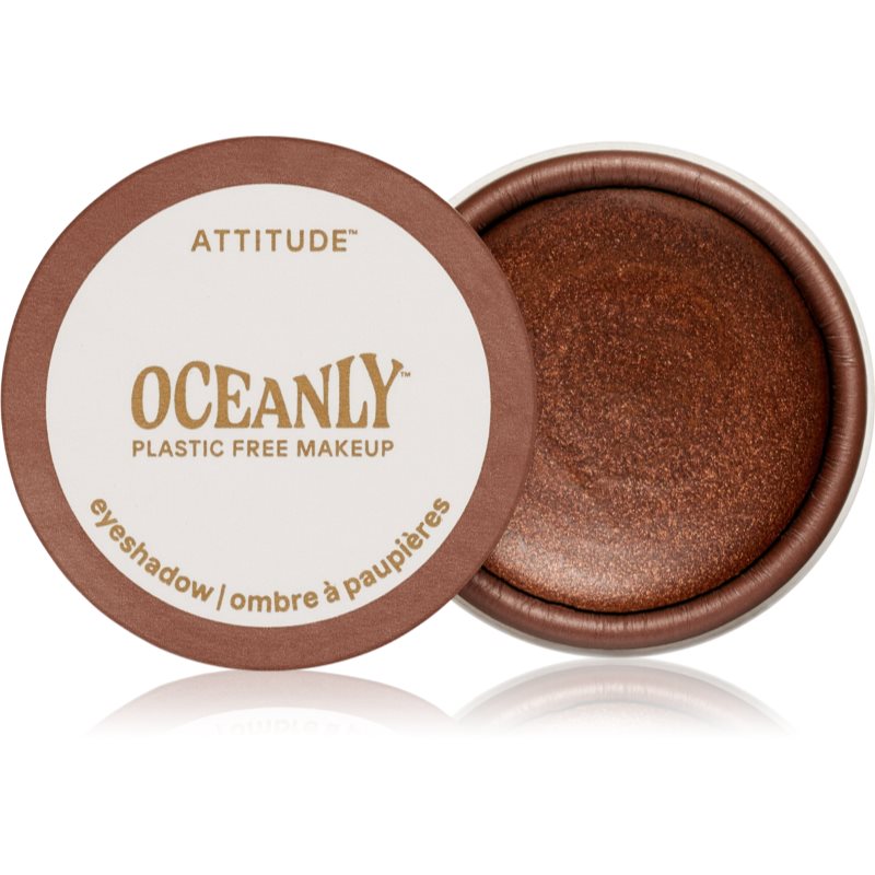 Attitude Oceanly Plastic Free Makeup krémes szemhéjfestékek csillámporral árnyalat Cinnamon Stick 5 ml-ár