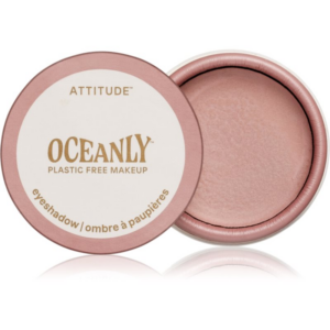 Attitude Oceanly Plastic Free Makeup krémes szemhéjfestékek csillámporral árnyalat Pretty in pink 5 ml-ár