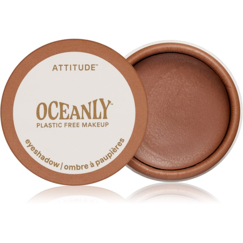 Attitude Oceanly Plastic Free Makeup krémes szemhéjfestékek matt hatással árnyalat Brown Sugar 5 ml-ár