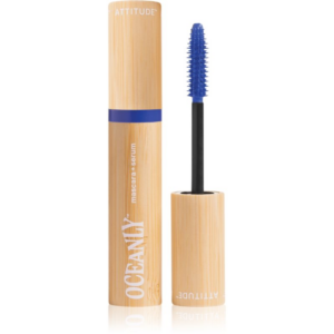 Attitude Oceanly Plastic Free Makeup szérumos szempillaspirál tápláló hatással árnyalat Blue 7 g-ár