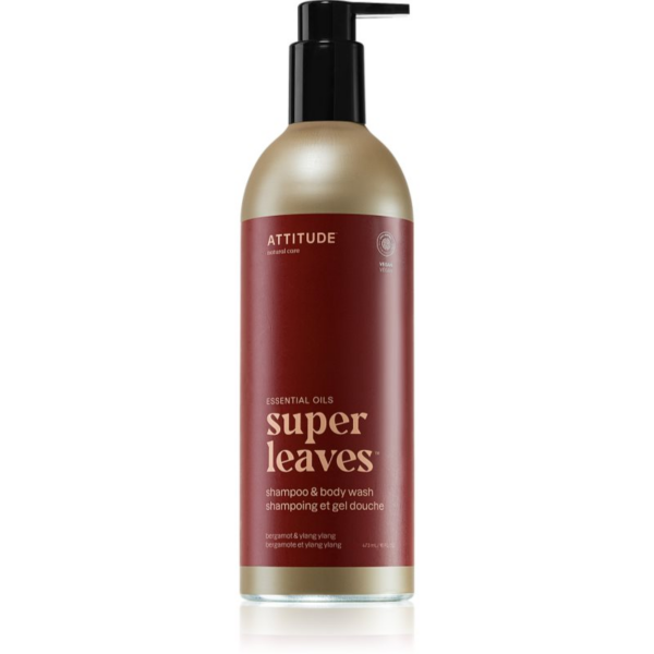 Attitude Super Leaves Bergamot & ylang-ylang sampon és tusfürdő gél 2 in 1 473 ml-Ár