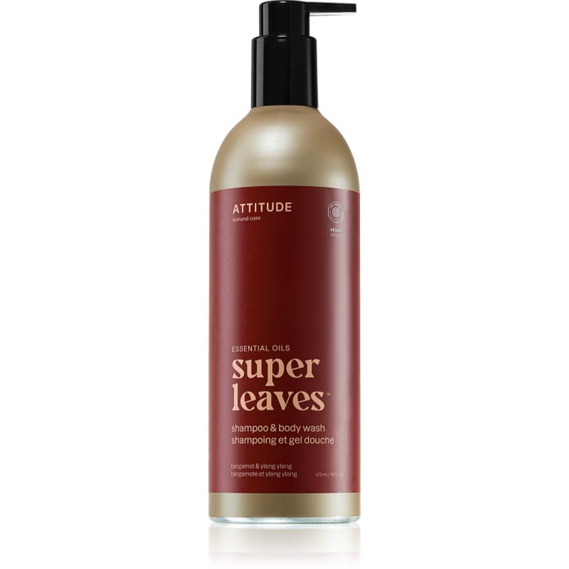 Attitude Super Leaves Bergamot & ylang-ylang sampon és tusfürdő gél 2 in 1 473 ml-Ár