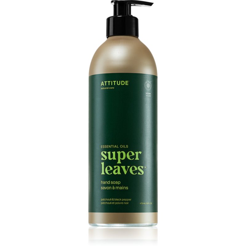 Attitude Super Leaves Essentials természetes szappan kézre Bergamot & Ylang Ylang 473 ml-Ár