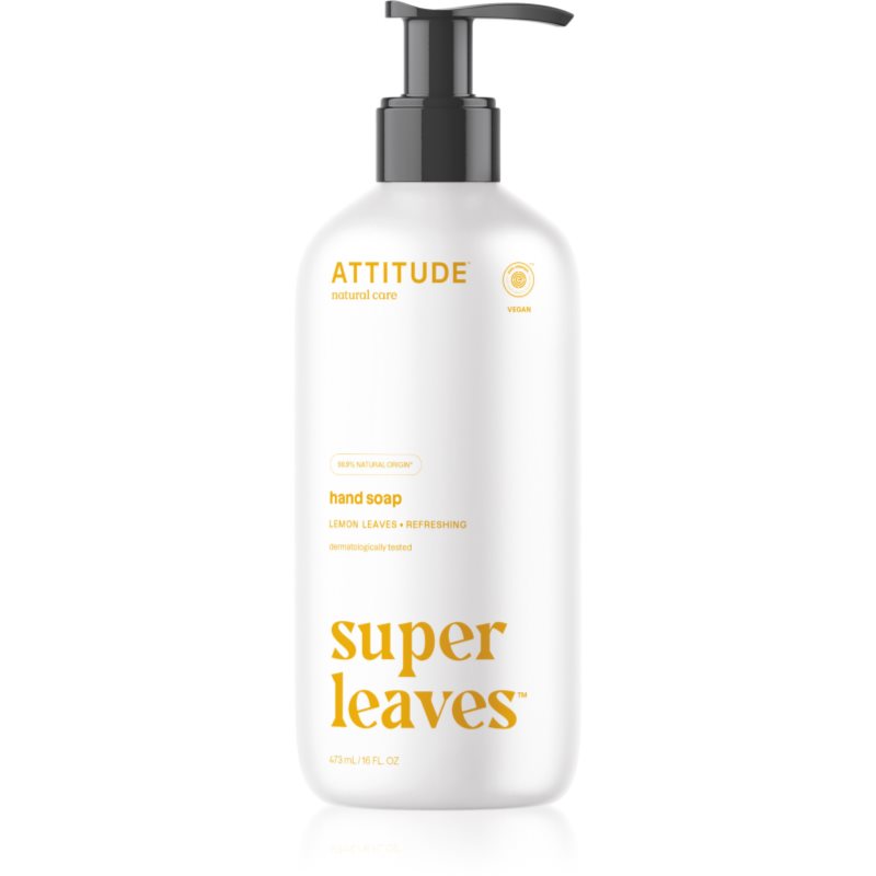 Attitude Super Leaves Lemon folyékony szappan 473 ml