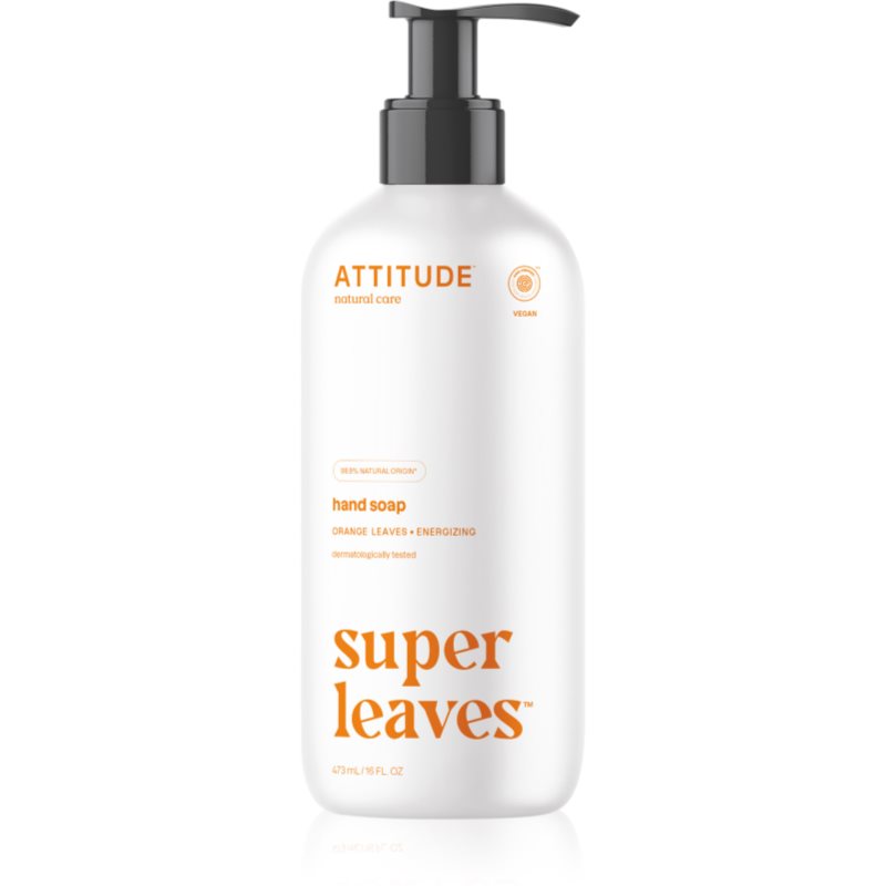 Attitude Super Leaves Orange Leaves természetes folyékony kézszappan méregtelenítő hatással 473 ml-Ár