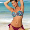 Augusta M-677 (12) Swimsuit Green and Eggplant