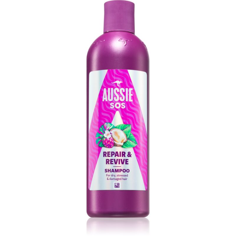 Aussie SOS Repair & Revive tápláló sampon a károsult hajra és fejbőrre 300 ml