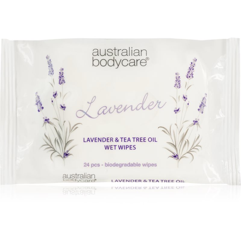 Australian Bodycare Tea Tree Oil & Lavender nedves törlőkendők arcra és testre 24 db-Ár