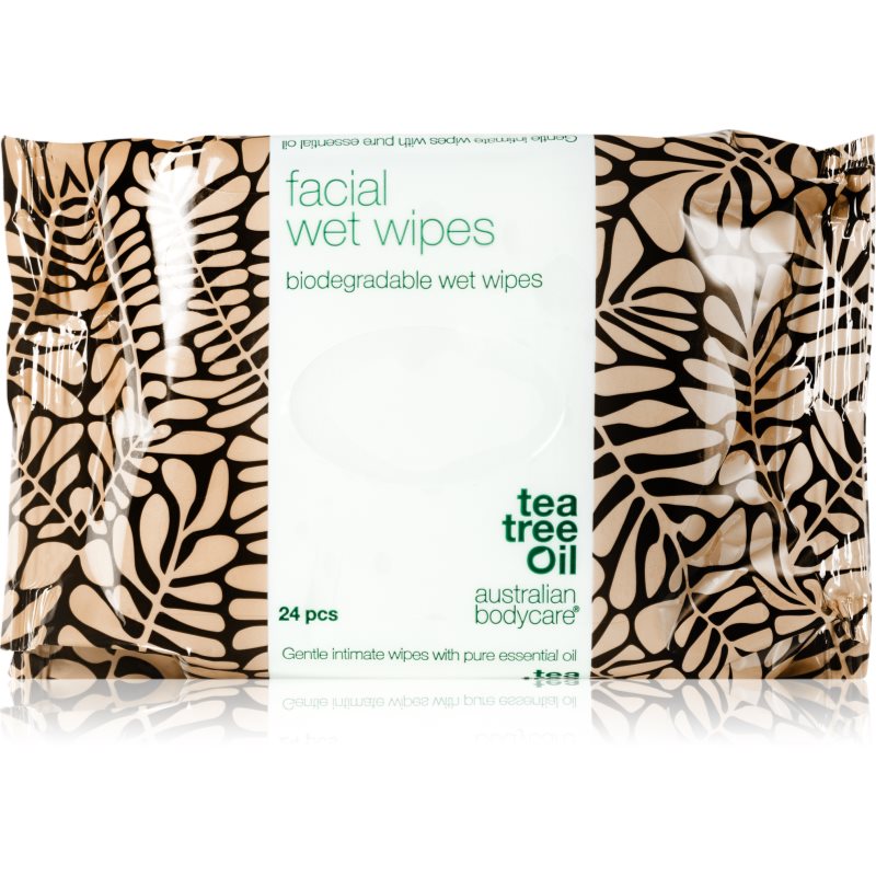 Australian Bodycare Tea Tree Oil tisztító és sminklemosó törlőkendők az arcra 24 db-Ár
