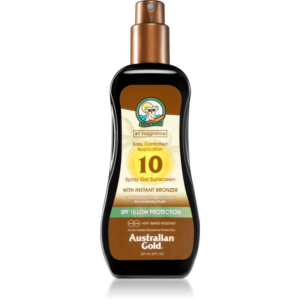 Australian Gold Spray Gel Sunscreen With Instant Bronzer napvédő spray bronzosítóval SPF10 237 ml-Ár