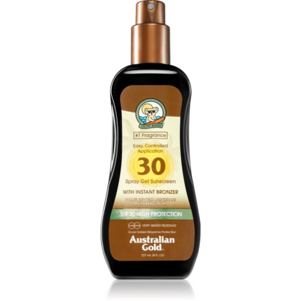 Australian Gold Spray Gel Sunscreen With Instant Bronzer színező védőgél SPF 30 237 ml-Ár