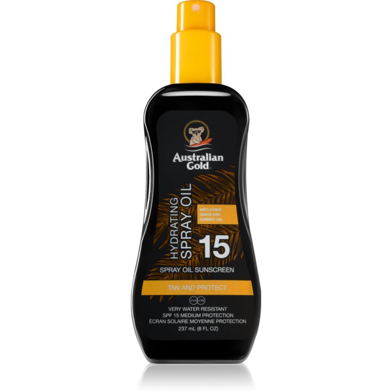Australian Gold Spray Oil Sunscreen test olaj sprej SPF 15 237 ml-Ár