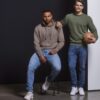 Authentic Russell Olive Men's Sweatshirt