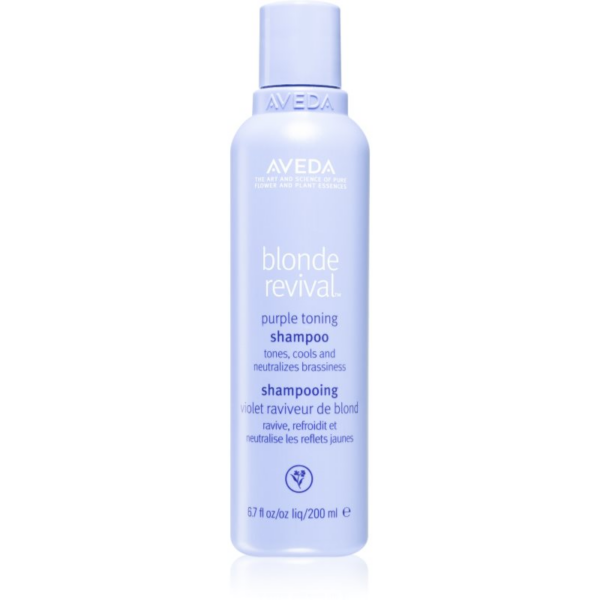 Aveda Blonde Revival™ Purple Toning Shampoo lila tonizáló sampon szőkített vagy melírozott hajra 200 ml-Ár