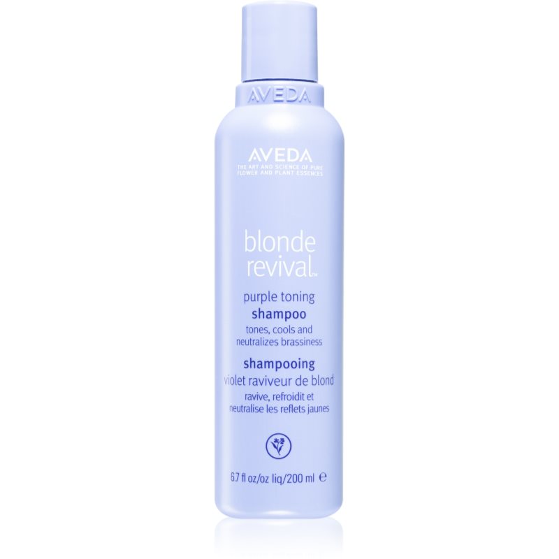 Aveda Blonde Revival™ Purple Toning Shampoo lila tonizáló sampon szőkített vagy melírozott hajra 200 ml-Ár