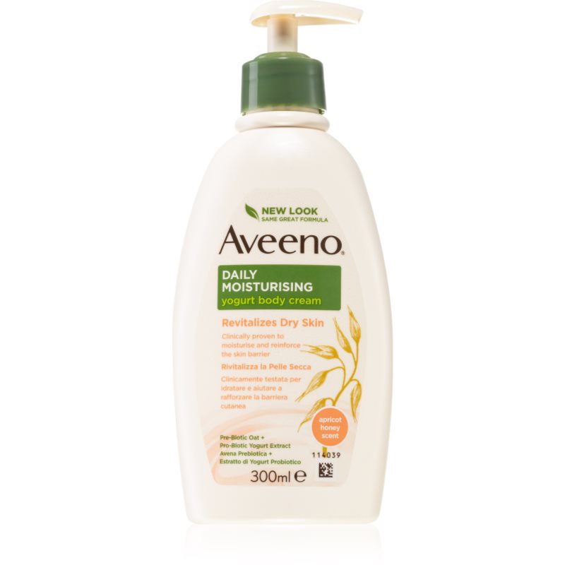 Aveeno Daily Moisturising Yoghurt body cream tápláló testápoló krém Apricot & Yoghurt 300 ml-Ár