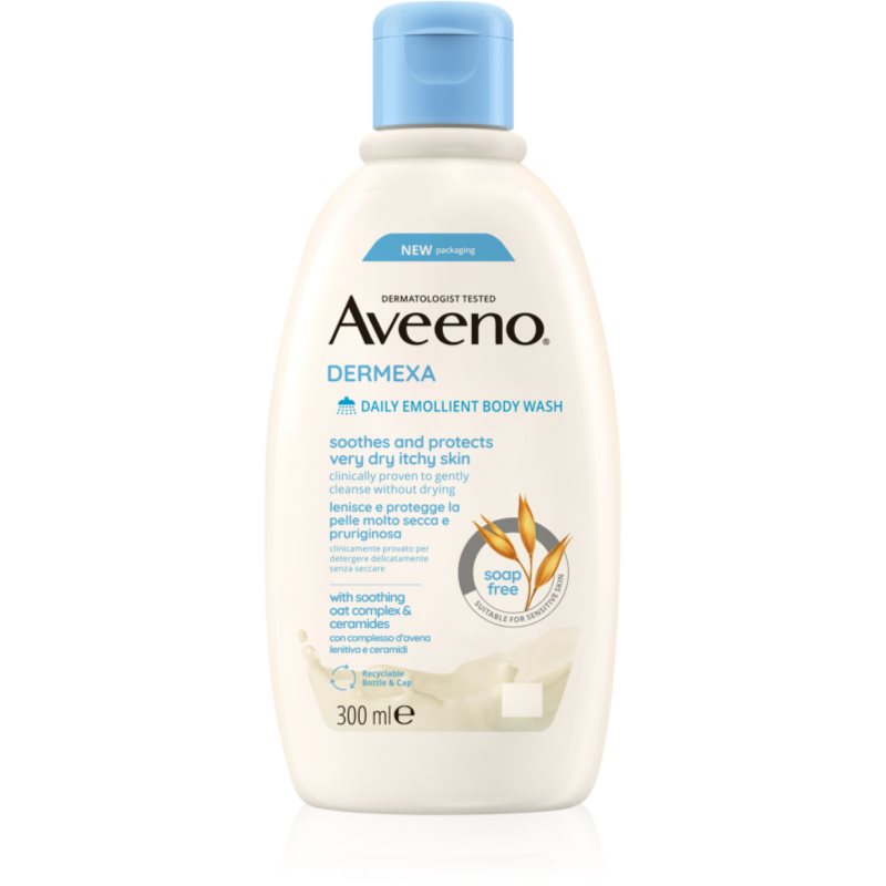 Aveeno Dermexa Daily Emollient Body Wash nyugtató tusfürdő 300 ml-Ár