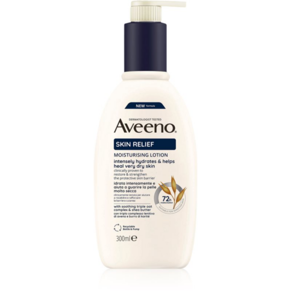 Aveeno Skin Relief Nourishing Lotion hidratáló testápoló tej a nagyon száraz bőrre 300 ml-Ár