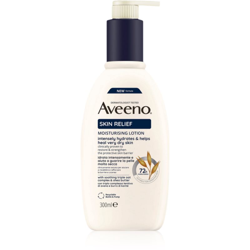 Aveeno Skin Relief Nourishing Lotion hidratáló testápoló tej a nagyon száraz bőrre 300 ml-Ár