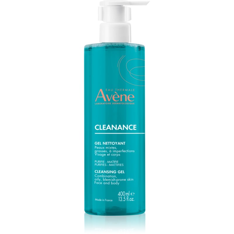 Avène Cleanance Cleansing Gel tisztító gél az aknéra hajlamos zsíros bőrre 400 ml-Ár