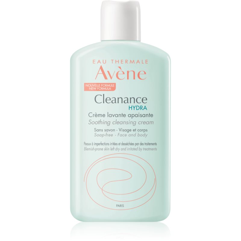 Avène Cleanance Hydra nyugtató és tisztító krém a pattanások kezelése által kiszárított és irritált bőrre 200 ml-Eredeti