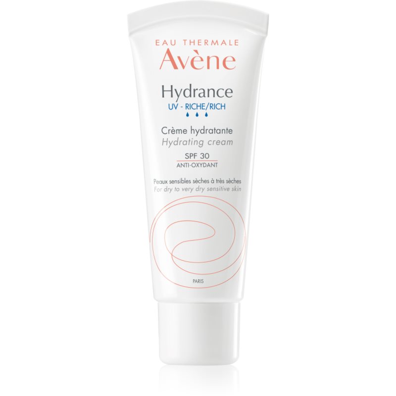 Avène Hydrance UV Rich Hydrating Cream hidratáló krém érzékeny bőrre SPF 30 40 ml-Eredeti
