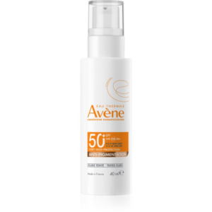 Avène Sun Anti-Aging Suncare Tinted védő és tonizáló folyadék arcra a pigment foltok ellen SPF 50+ 40 ml-Ár