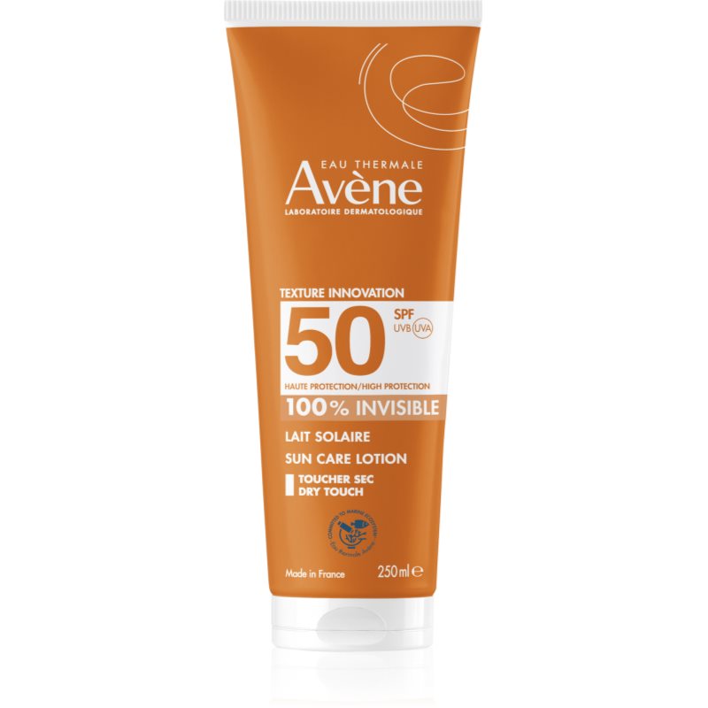 Avène Sun Care Lotion 100% Invisible vízálló napozótej SPF 50 250 ml-Ár