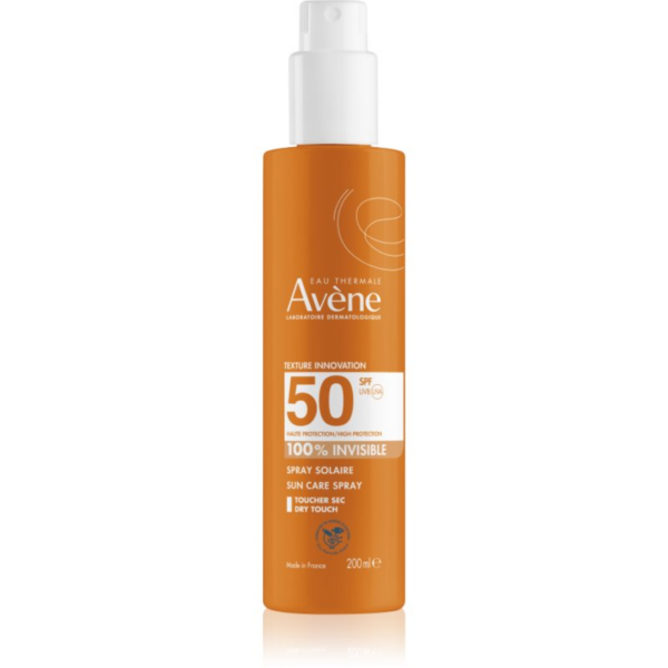Avène Sun Care Spray 100% Invisible napvédő spray SPF 50 200 ml-Eredeti